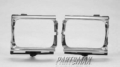 2512 | 1989-1995 TOYOTA PICKUP LT Headlamp door 2WD; bright | TO2512109|5313289116