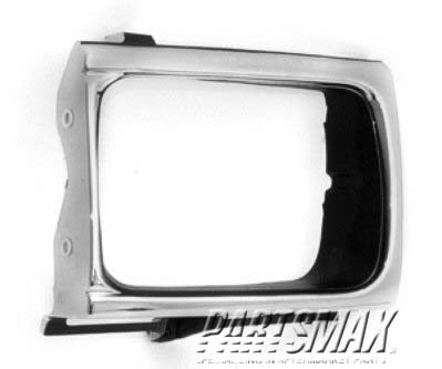 2513 | 1992-1995 TOYOTA PICKUP RT Headlamp door 4WD; bright | TO2513118|5313135071