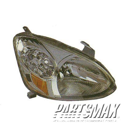 2518 | 2003-2005 TOYOTA ECHO LT Headlamp lens/housing all | TO2518102|8117052300