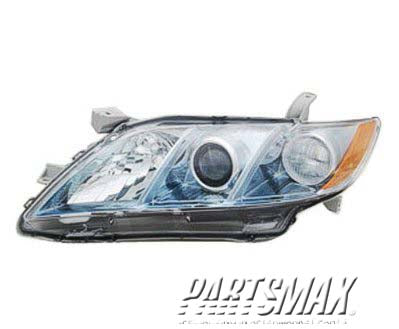 2518 | 2007-2009 TOYOTA CAMRY LT Headlamp lens/housing HYBRID; USA Built | TO2518119|8117006451