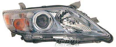 1172 | 2010-2011 TOYOTA CAMRY RT Headlamp lens/housing HYBRID; Japan Built | TO2519126|8113033710