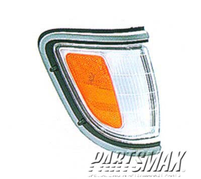2521 | 1995-1996 TOYOTA TACOMA RT Parklamp assy 2WD; park/marker combo; black | TO2521141|8161004010