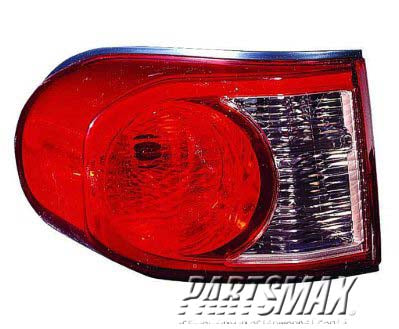 2800 | 2007-2011 TOYOTA FJ CRUISER LT Taillamp assy all | TO2800169|8156135301