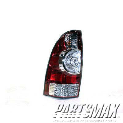 2800 | 2012-2015 TOYOTA TACOMA LT Taillamp assy LED Type; w/Wiring Harness; Clear Center Lens | TO2800177|8156004160