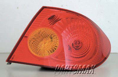 2801 | 2003-2004 TOYOTA COROLLA RT Taillamp assy all | TO2801144|8155002200
