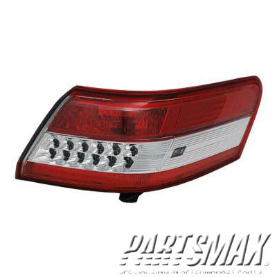 2120 | 2010-2011 TOYOTA CAMRY RT Taillamp assy outer On Body; USA Built | TO2805106|8155006340