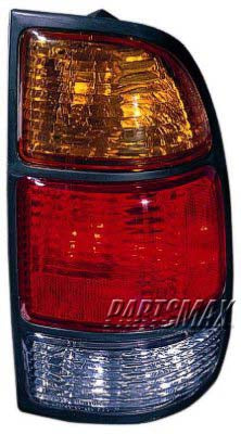 2220 | 2000-2006 TOYOTA TUNDRA LT Taillamp lens/housing except Double cab | TO2818116|815610C010