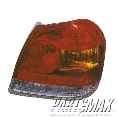 2818 | 2003-2005 TOYOTA ECHO LT Taillamp lens/housing 2dr coupe/4dr sedan | TO2818123|8156152300