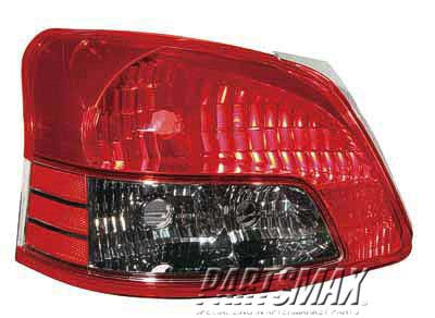 2818 | 2007-2011 TOYOTA YARIS LT Taillamp lens/housing S; Sedan | TO2818140|8156152680