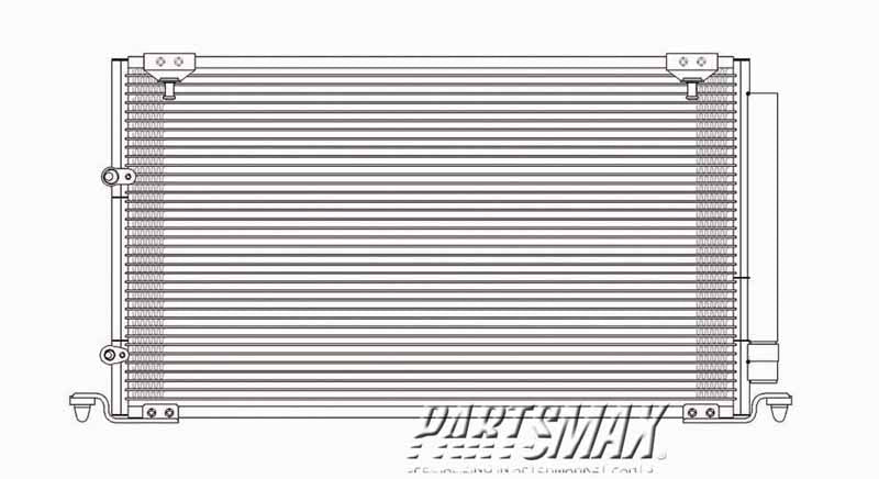 3030 | 2000-2004 TOYOTA AVALON Air conditioning condenser all | TO3030101|8846007032