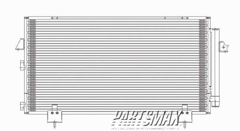 3030 | 2004-2005 TOYOTA RAV4 Air conditioning condenser all | TO3030193|8846042090