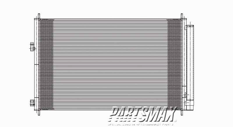 2910 | 2006-2012 TOYOTA RAV4 Air conditioning condenser all | TO3030204|884600R011