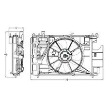 2880 | 2012-2015 TOYOTA PRIUS c Radiator cooling fan assy To 9-15; Motor/Blade/Shroud/Module Assy; see notes | TO3115179|1671121150-PFM