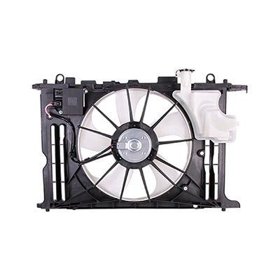 2880 | 2014-2017 TOYOTA COROLLA Radiator cooling fan assy Motor/Blade/Shroud/Reservoir Cap/Module Assy; see notes | TO3115192|167110T131-PFM