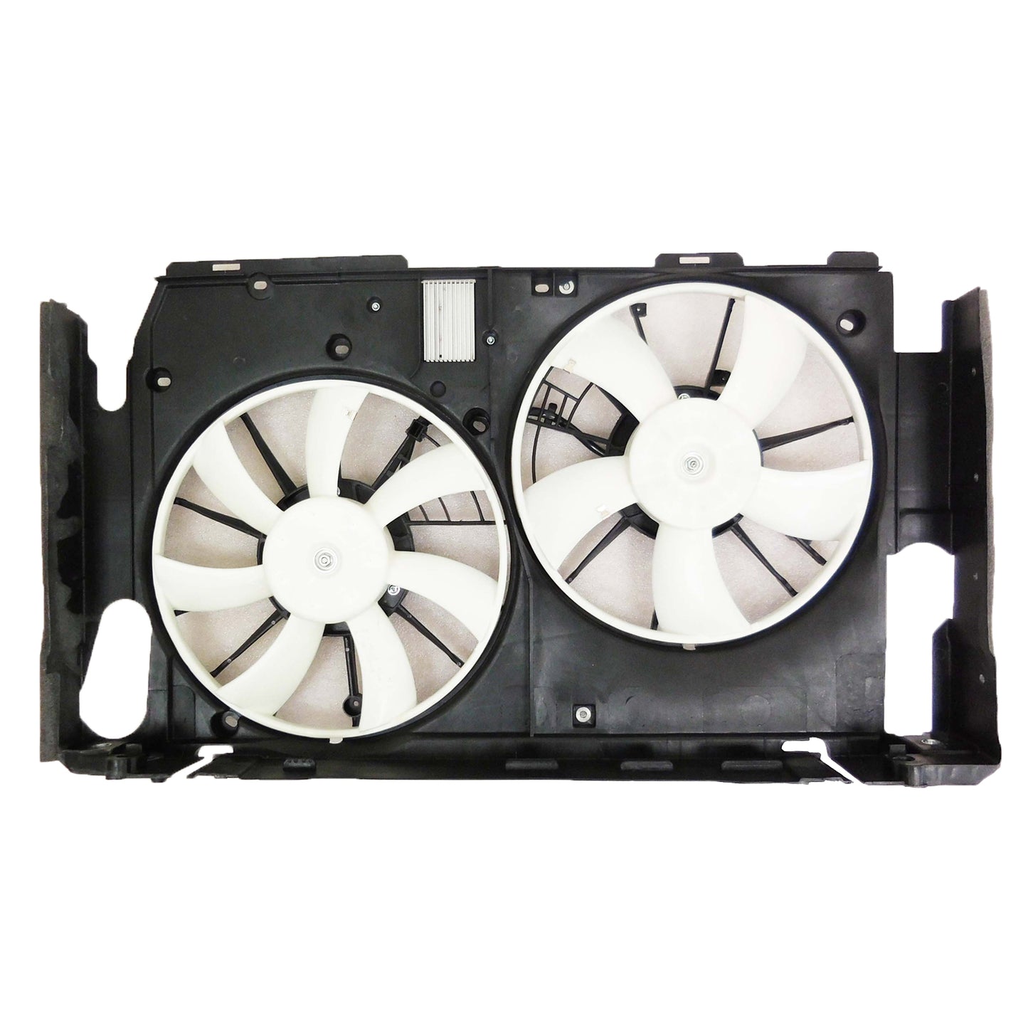2880 | 2012-2012 TOYOTA RAV4 Radiator cooling fan assy 3.5L; w/o Towing Pkg; Japan Built; w/Module; Dual Fan Assy; see notes | TO3115205|1671131261-PFM