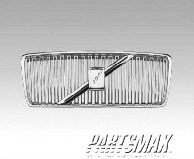 860 | 1999-2003 VOLVO S80 Grille assy all | VO1200104|91547364