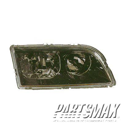 2502 | 2000-2002 VOLVO V40 LT Headlamp assy composite w/black bezel | VO2502109|308965862