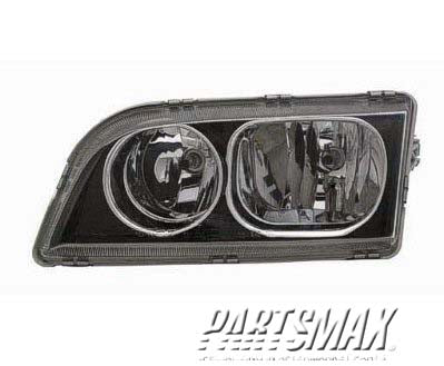 2502 | 2003-2004 VOLVO V40 LT Headlamp assy composite w/black bezel; early design | VO2502111|308998822