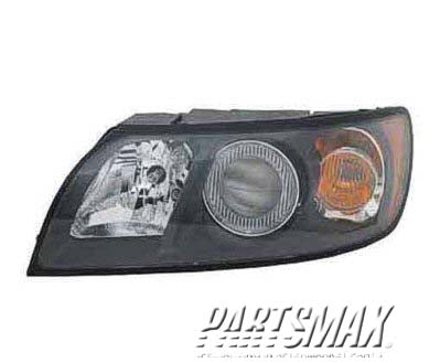 2502 | 2004-2007 VOLVO S40 LT Headlamp assy composite late design; Halogen | VO2502117|313352155