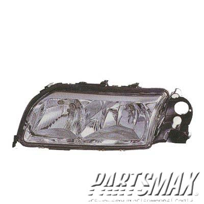 2503 | 2004-2006 VOLVO S80 RT Headlamp assy composite halogen; w/bright bezel | VO2503110|307444927