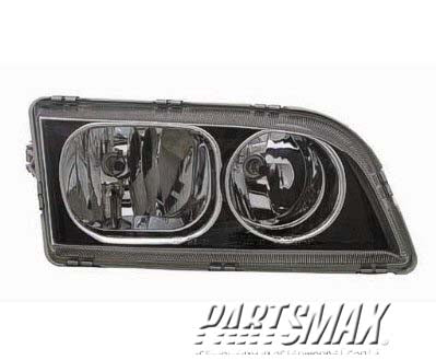 2503 | 2003-2004 VOLVO S40 RT Headlamp assy composite w/black bezel; early design | VO2503111|308998830