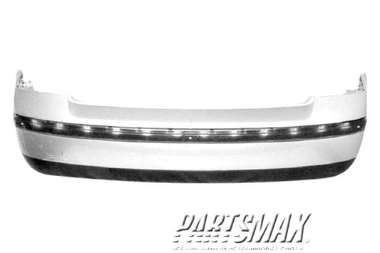 2430 | 2001-2005 VOLKSWAGEN PASSAT Rear bumper cover 4dr sedan; late design; w/4 cyl engine; prime | VW1100149|3B5807417HGRU