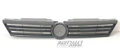 1200 | 2011-2014 VOLKSWAGEN JETTA Grille assy Sedan; Black | VW1200151|5C6853651QWA