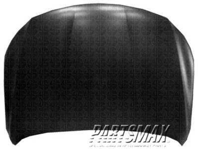 10 | 2009-2012 VOLKSWAGEN CC Hood panel assy  | VW1230140|3C8823031B