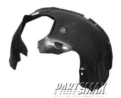 1248 | 1998-2006 VOLKSWAGEN BEETLE LT Front fender inner panel fender liner; plastic | VW1248104|1C0809961E