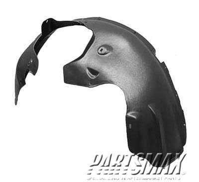 1248 | 2006-2010 VOLKSWAGEN BEETLE LT Front fender inner panel | VW1248109|1C0809961G