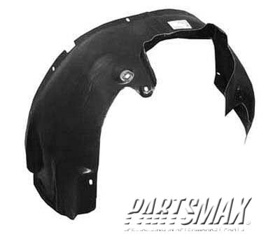 1249 | 1998-2006 VOLKSWAGEN BEETLE RT Front fender inner panel fender liner; plastic | VW1249104|1C0809962E