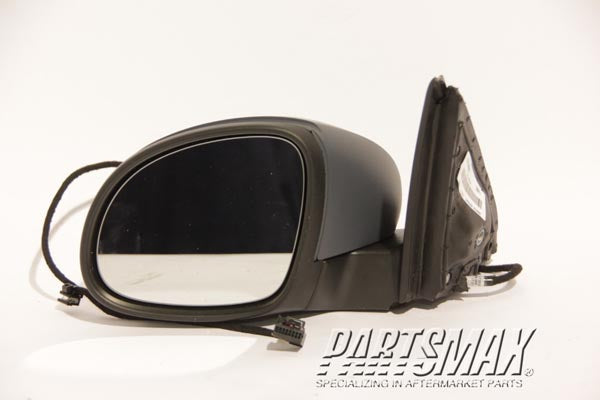 1320 | 2009-2017 VOLKSWAGEN TIGUAN LT Mirror outside rear view Power; Heated; w/Signal Lamp; w/o Memory; PTM; see notes | VW1320131|5N1857507P9B9-PFM