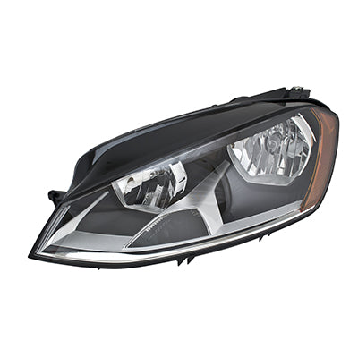2502 | 2014-2016 VOLKSWAGEN GTI LT Headlamp assy composite Halogen; From 6-30-14 | VW2502160|5GM941005C