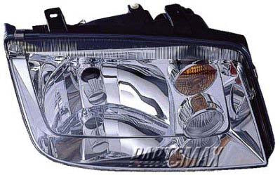 2503 | 2005-2005 VOLKSWAGEN JETTA RT Headlamp assy composite w/fog lamps; Type 4 | VW2503124|1J5941018BH