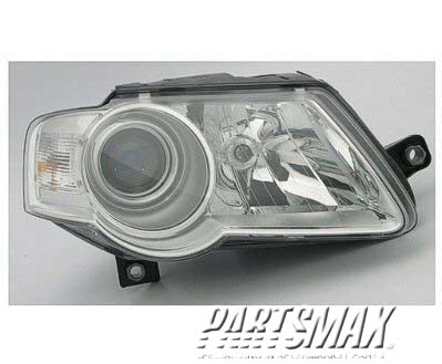 2503 | 2006-2010 VOLKSWAGEN PASSAT RT Headlamp assy composite Halogen; Hella Brand | VW2503130|3C0941006L