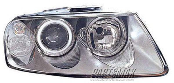 1160 | 2004-2007 VOLKSWAGEN TOUAREG RT Headlamp assy composite w/halogen | VW2503132|7L6941018BK