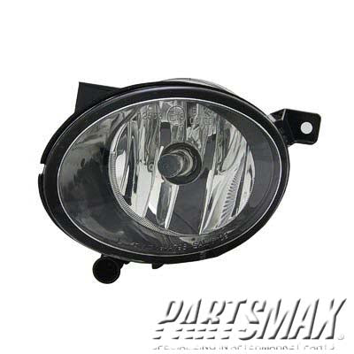 2593 | 2012-2017 VOLKSWAGEN TIGUAN RT Fog lamp assy w/o Lens Shield | VW2593120|5K0941700F