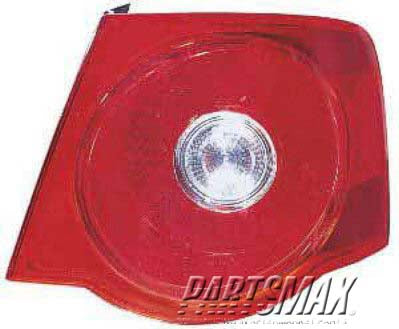 2801 | 2005-2007 VOLKSWAGEN JETTA RT Taillamp assy Gen 5 | VW2801123|1K5945096J