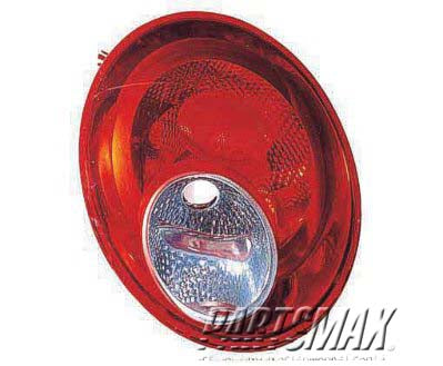2818 | 2006-2010 VOLKSWAGEN BEETLE LT Taillamp lens/housing | VW2818110|1C0945095M