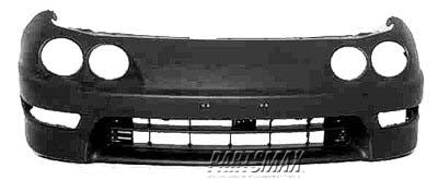 1000 | 1998-2001 ACURA INTEGRA Front bumper cover 2dr hatchback; except R type; prime | AC1000130|04711ST7A91ZZ