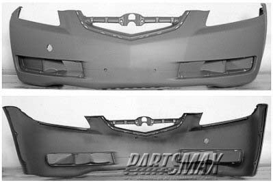 250 | 2004-2006 ACURA TL Front bumper cover prime | AC1000149|04711SEPA90ZZ