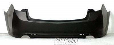 2430 | 2009-2014 ACURA TSX Rear bumper cover BASE|NAVI; Sedan; prime | AC1100156|04715TL0A90ZZ