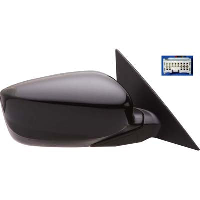 1710 | 2013-2014 ACURA ILX RT Mirror outside rear view Power; Heated; w/Cover; PTM; see notes | AC1321116|76208TX6A01-PFM