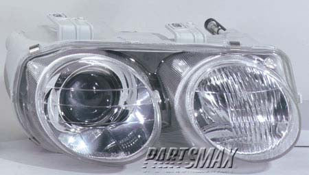 1160 | 1998-2001 ACURA INTEGRA RT Headlamp assy composite w/o socket or bulb | AC2503104|33101ST7A03
