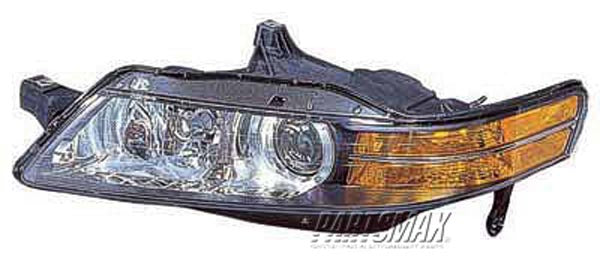 1171 | 2004-2005 ACURA TL LT Headlamp lens/housing Halogen | AC2518114|33151SEPC02