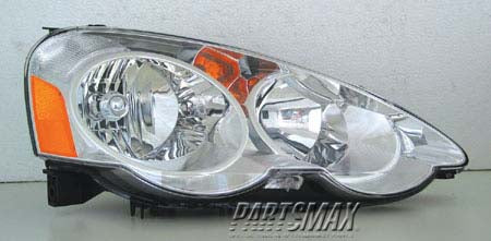 2519 | 2002-2004 ACURA RSX RT Headlamp lens/housing all | AC2519101|33101S6MA01