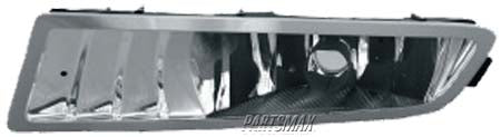 2592 | 2001-2003 ACURA TL LT Fog lamp assy w/o bulb or socket; 3.2TL | AC2592104|33951S0KA12