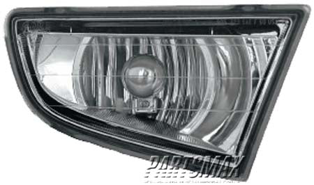 2593 | 2007-2008 HONDA ELEMENT RT Fog lamp assy SC; Dealer Installed; w/o bulb or bulb cover | AC2593103|33901S3VA01