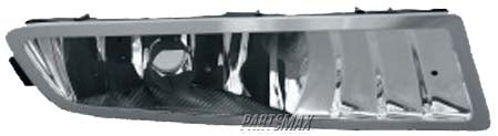 2593 | 2001-2003 ACURA TL RT Fog lamp assy w/o bulb or socket; 3.2TL | AC2593104|33901S0KA12