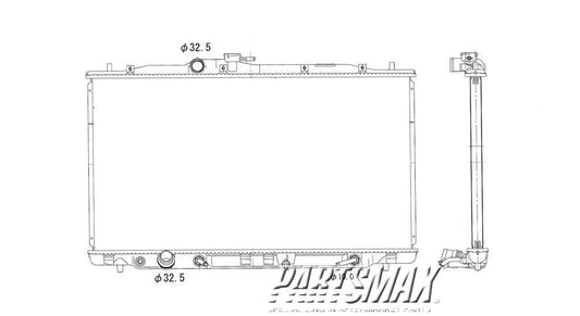3010 | 2007-2012 ACURA RDX Radiator assembly all | AC3010141|19010RWCA52